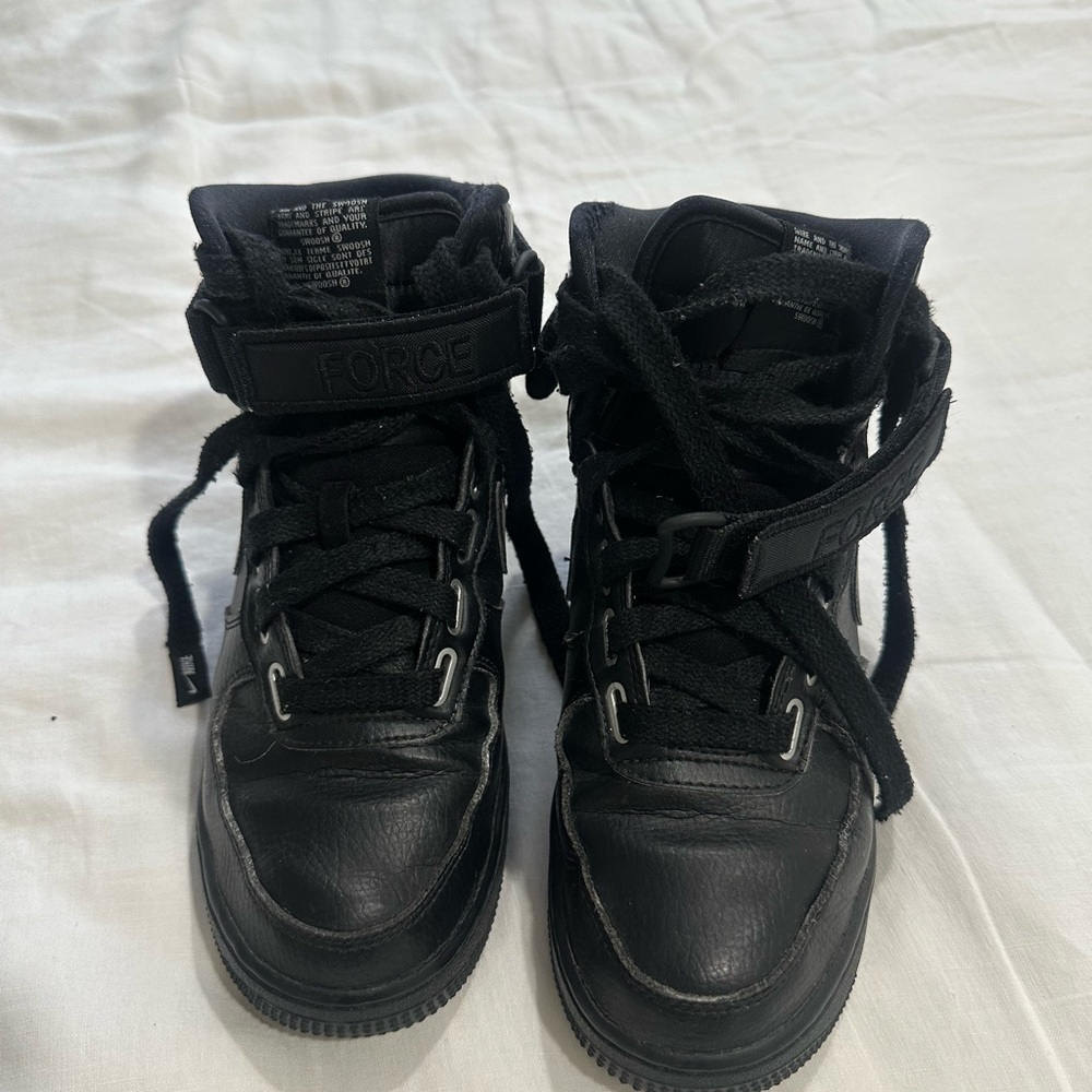 Nike Air Force 1 Utility Triple Black High-Top Sneakers